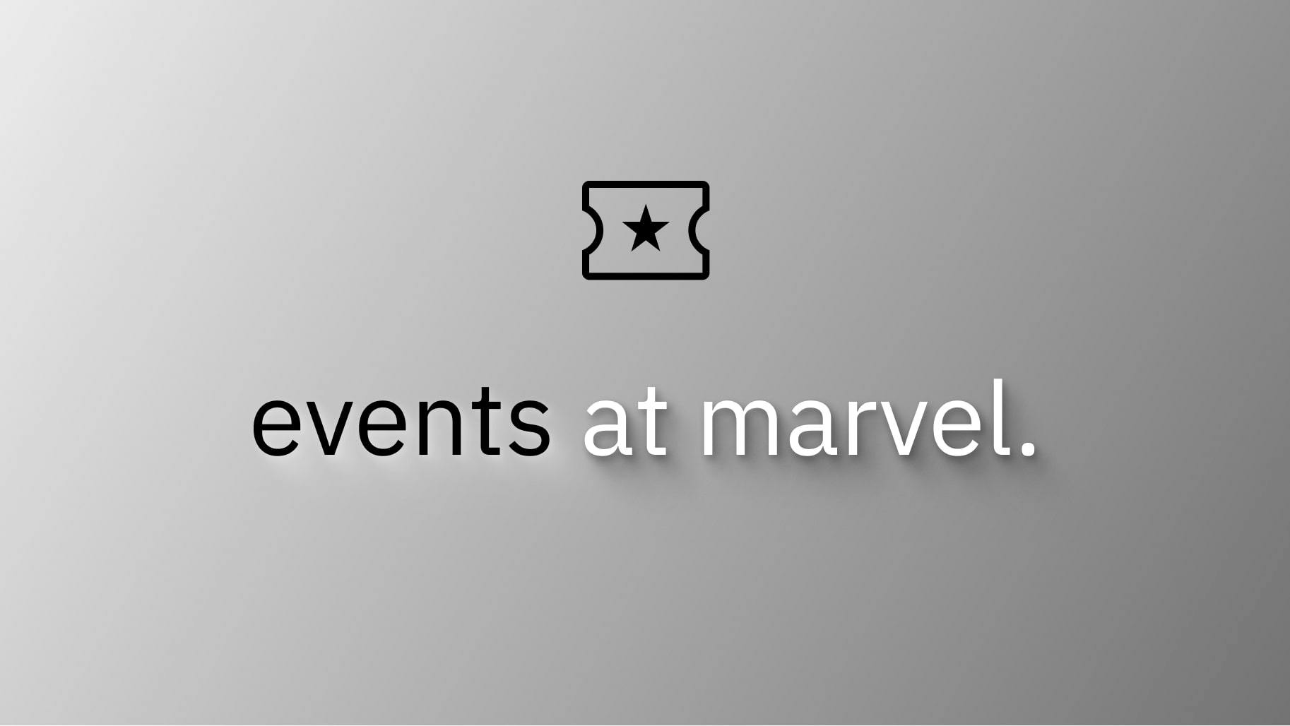 Events at Marvel